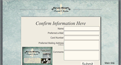 Desktop Screenshot of confirm.kevinwimpy.com